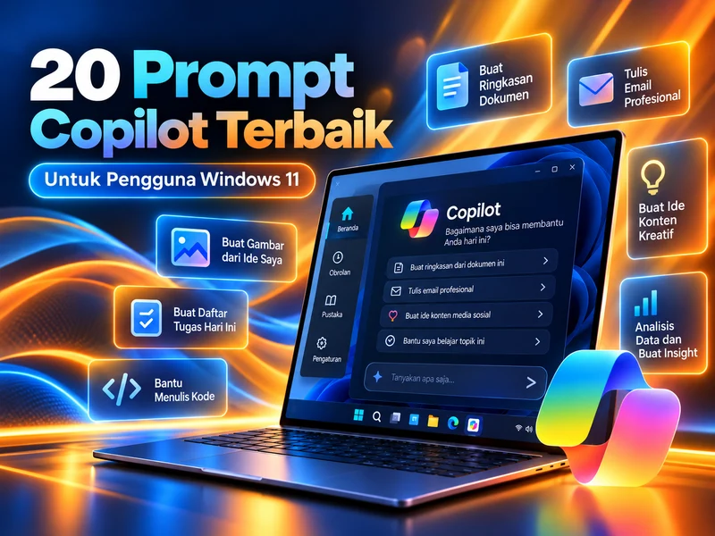 20 prompt Copilot terbaik untuk pengguna Windows 11