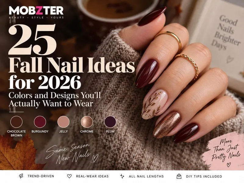 25 Fall Nail Ideas for 2026: Colors and Designs You'll Actually Want to Wear