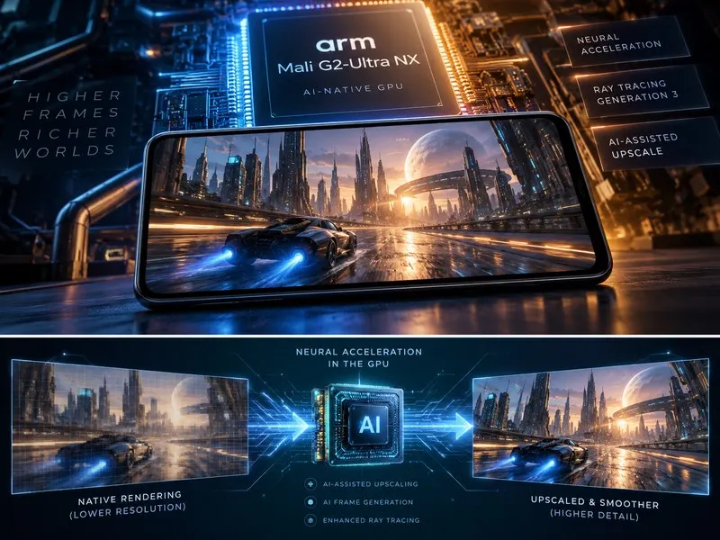 Arm Mali G2-Ultra NX AI-native mobile GPU untuk gaming Android