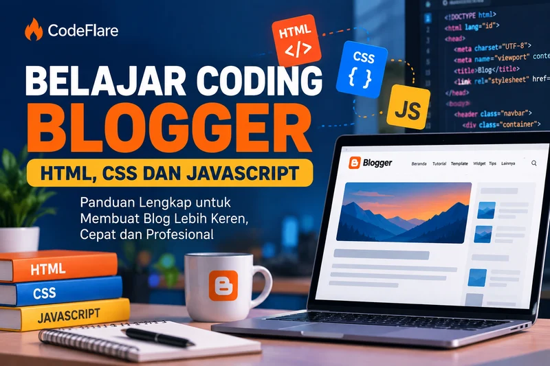 Belajar Coding Blogger: HTML, CSS dan JavaScript dari Dasar sampai Membuat Widget