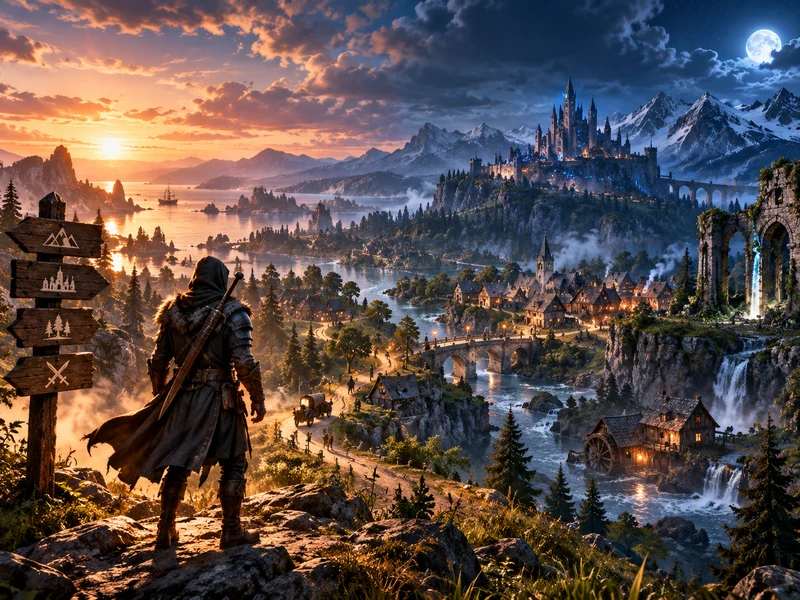 Open world Vale Sangora di The Blood of Dawnwalker