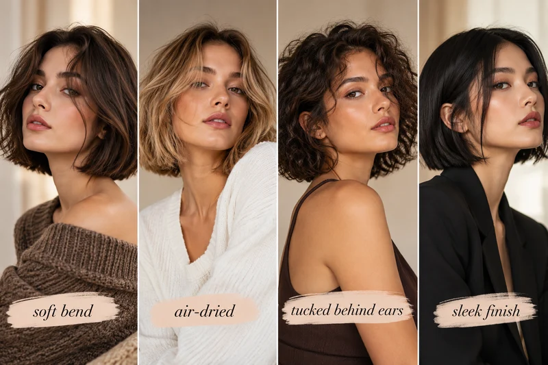 Four ways to style a boyfriend bob haircut