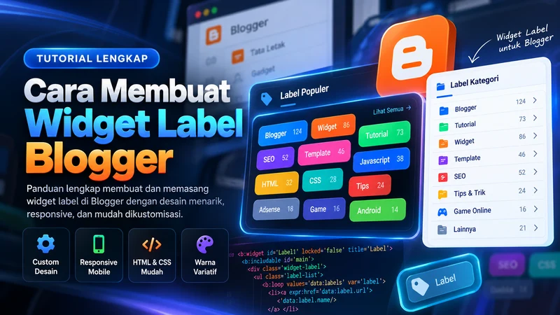Cara Membuat Widget Label Blogger dengan Thumbnail Artikel Otomatis Cara membuat Widget Label Blogger dengan thumbnail artikel otomatis