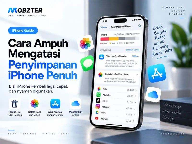 Penyimpanan iPhone Penuh? Cara Mengosongkan Storage Tanpa Hapus Data Penting