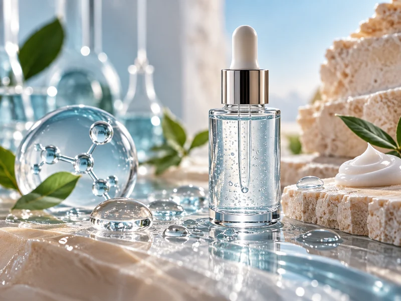 Ectoin skincare serum for hydration and skin barrier support