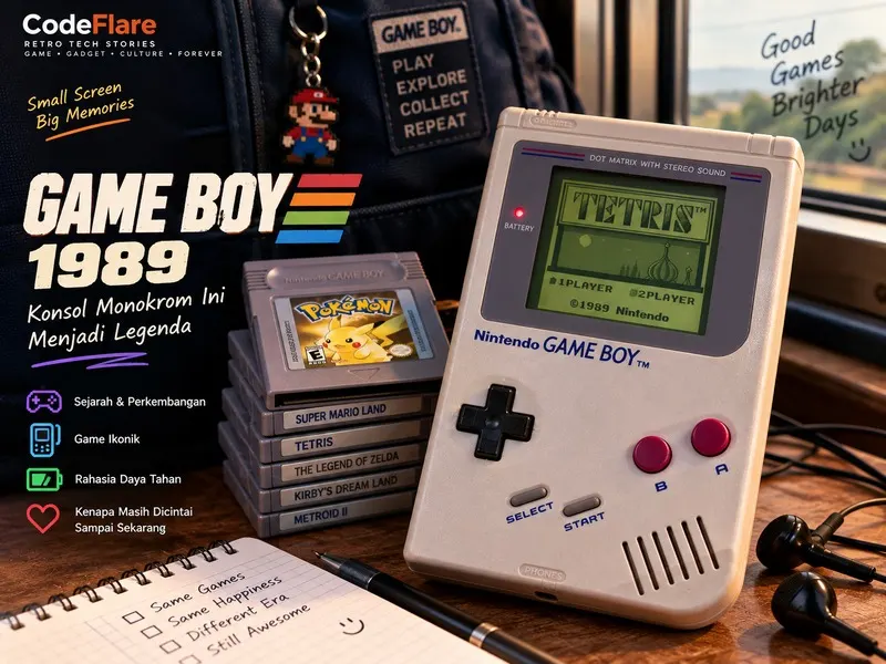 Game Boy 1989: Kenapa Konsol Monokrom Ini Menjadi Legenda
