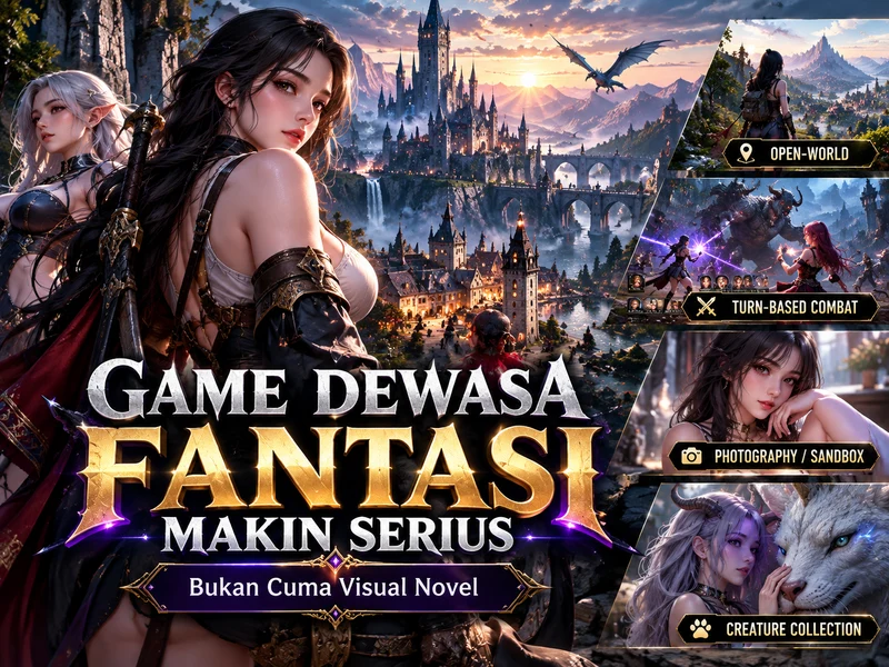 Game Dewasa Fantasi yang Bukan Cuma Visual Novel, Ini yang Paling Menarik