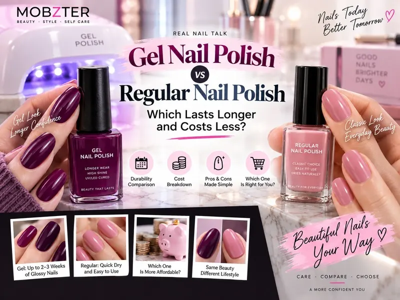 Gel nail polish durability compared with regular nail polish