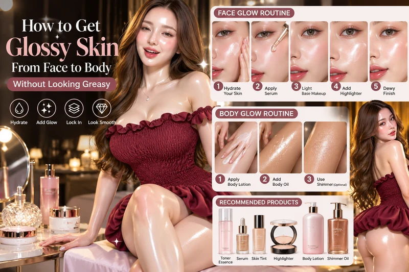 Face glow and body glow routine