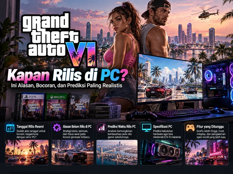 Persiapan hardware PC untuk GTA VI tanpa mengandalkan spesifikasi palsu