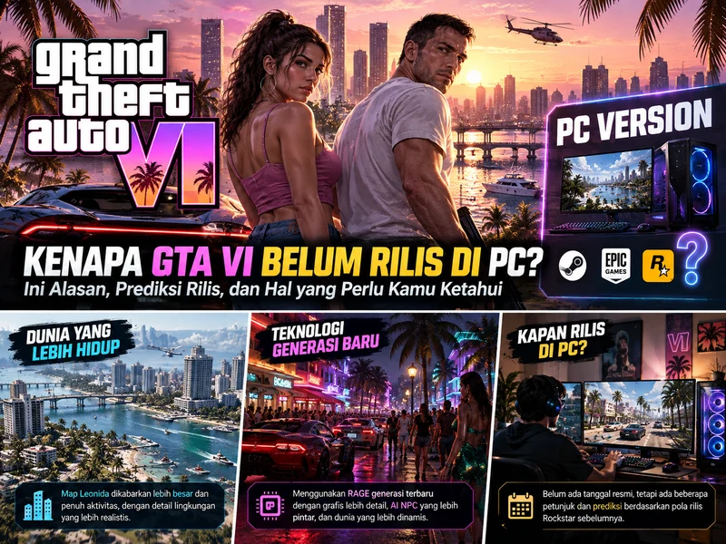 Strategi rilis GTA VI konsol lebih dulu dan PC menyusul