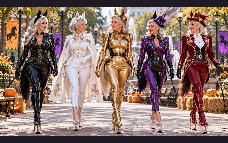 Equestrian Latex-Inspired Fashion After 60: Five Looks, Five Occasions