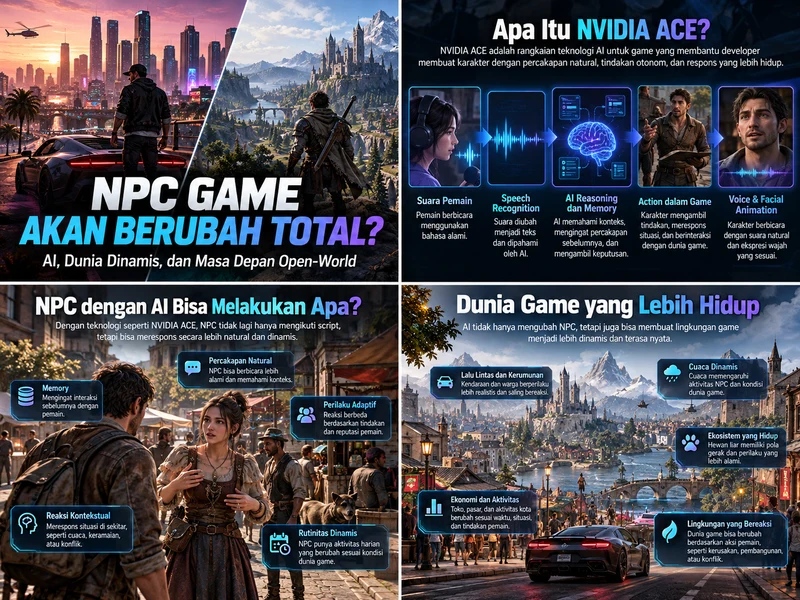 Penjelasan NVIDIA ACE untuk NPC game berbasis AI