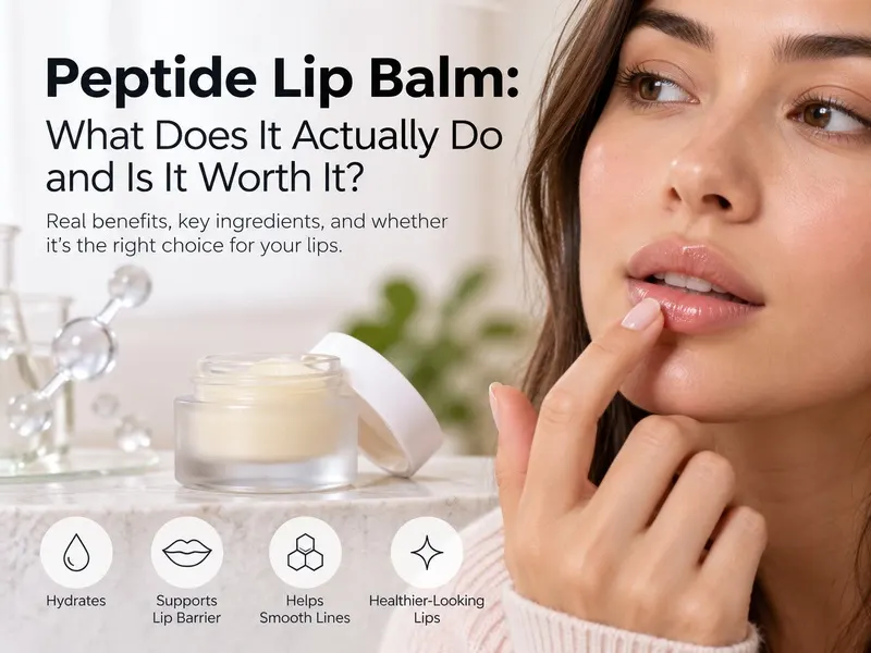 How to apply peptide lip balm as part of a daily lip care routine