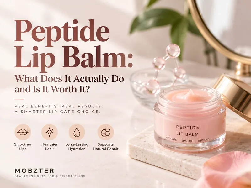 Peptide lip balm ingredients and moisturizing formula guide
