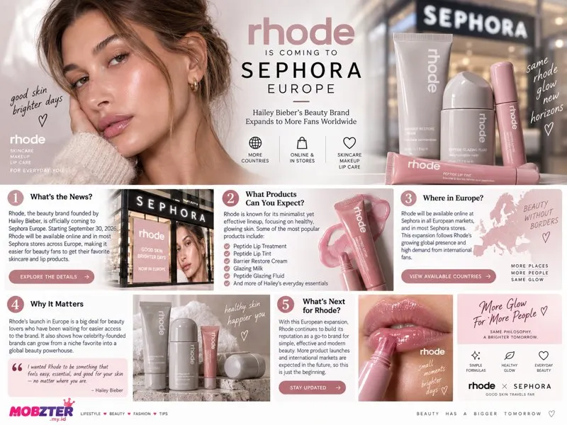 Rhode Sephora Europe product and launch guide