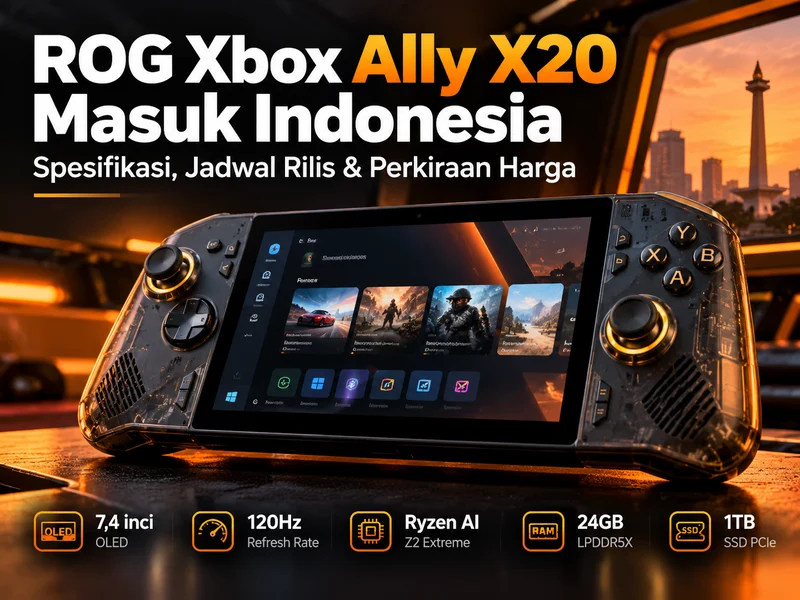 ROG Xbox Ally X20 masuk Indonesia