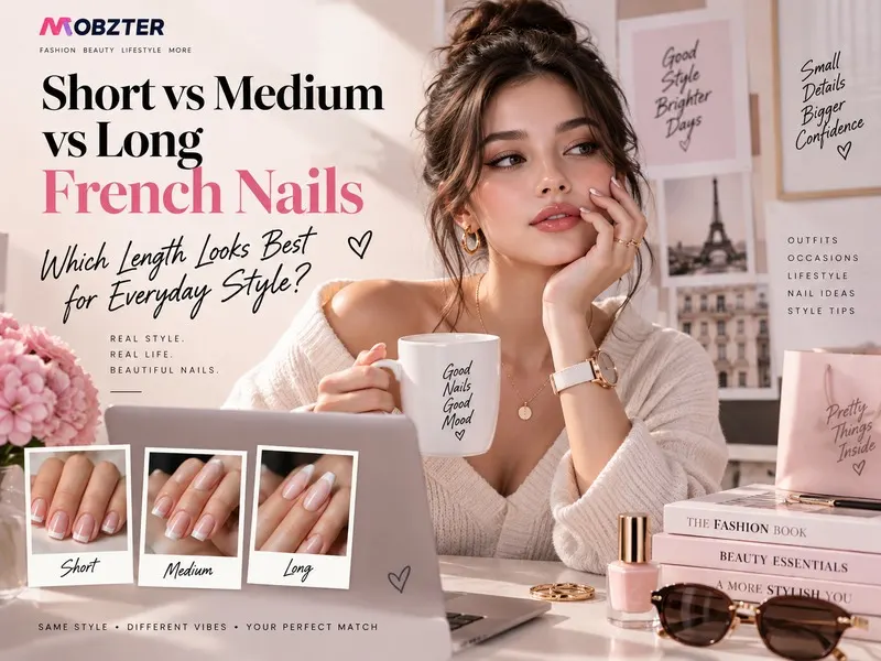 Short vs Medium vs Long French Nails: Which Length Looks Best for Everyday Style?