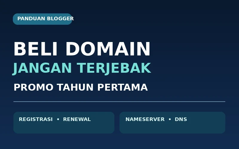Beli Domain untuk Blogger: Jangan Terjebak Harga Promo Tahun Pertama